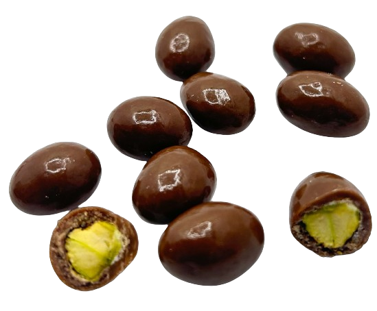 Spécialites chocolat gourmandises - Pistache au Chocolat Lait & Fleur de Sel de Camargue